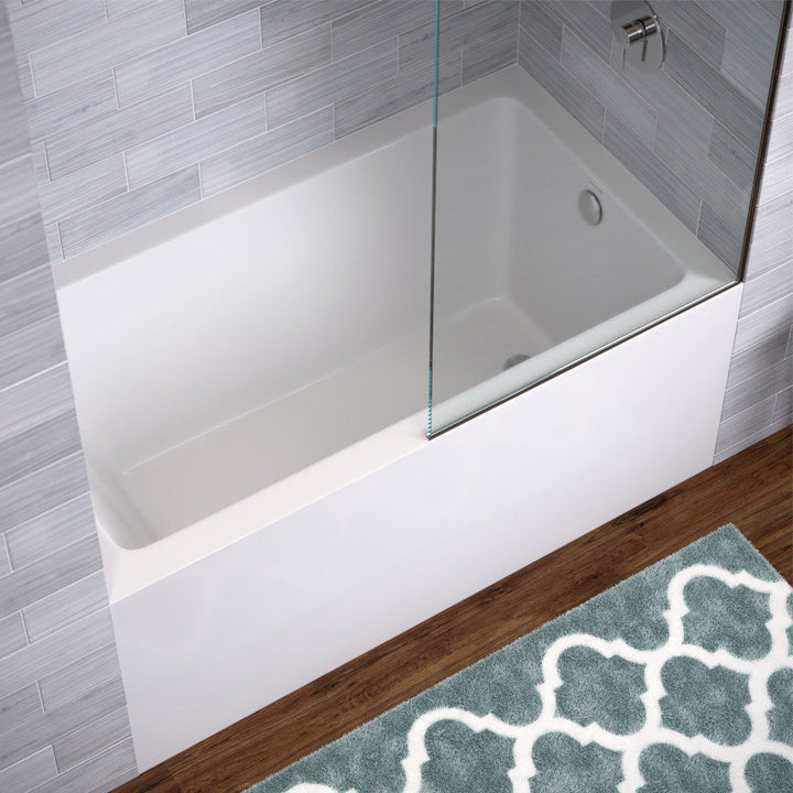 Voltaire 54" x 30" Right-Hand Drain Alcove Bathtub with Apron