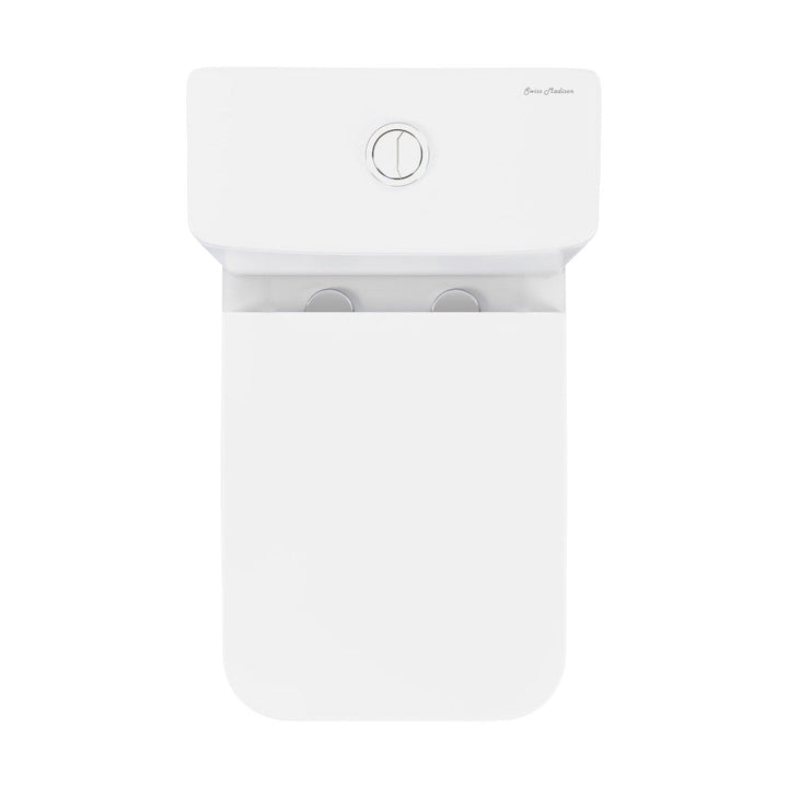 Carre One Piece Square Toilet Dual Flush 1.1/1.6 gpf in Matte White