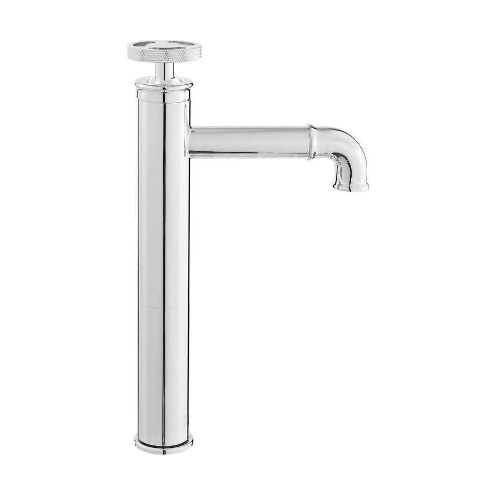 Avallon Single Hole, Single-Handle Wheel, High Arc Bathroom Faucet in Chrome