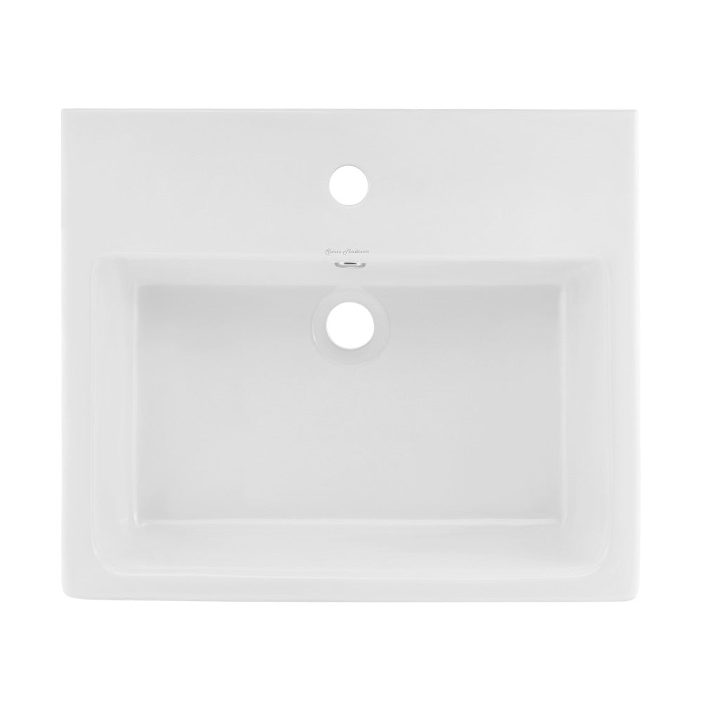 Concorde 21" Two-Piece Wall-Mount Bathroom Sink