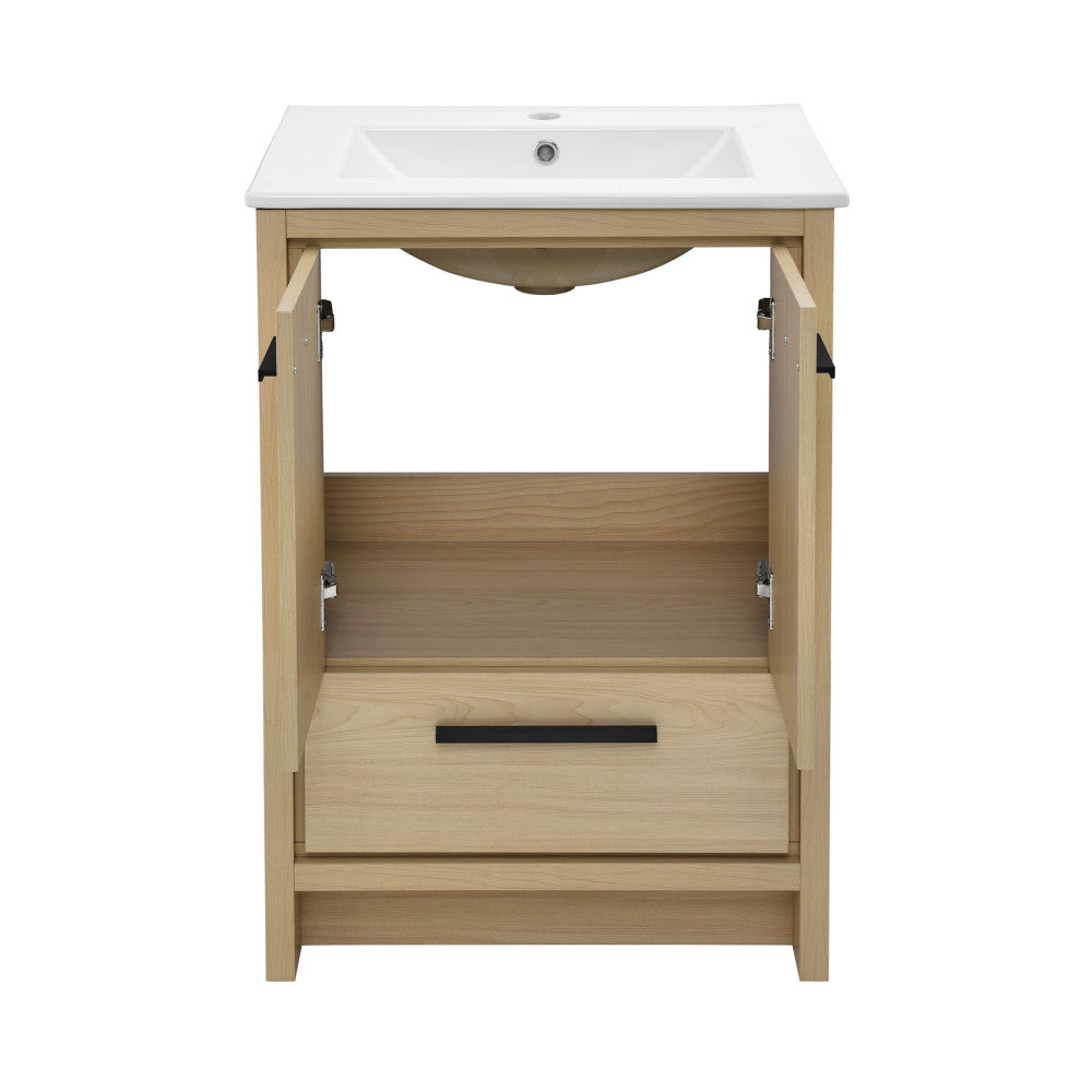Virage 24 Freestanding, Bathroom Vanity in Natural Oak