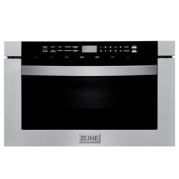 ZLINE 24 in. 1.2 cu. ft. Built-in Microwave Drawer in Stainless Steel, Open Box-Excellent Condition