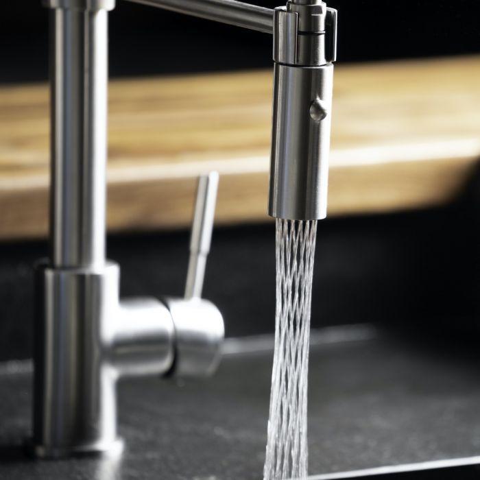 ZLINE Voltaire Kitchen Faucet in Chrome, VLT-KF-CH