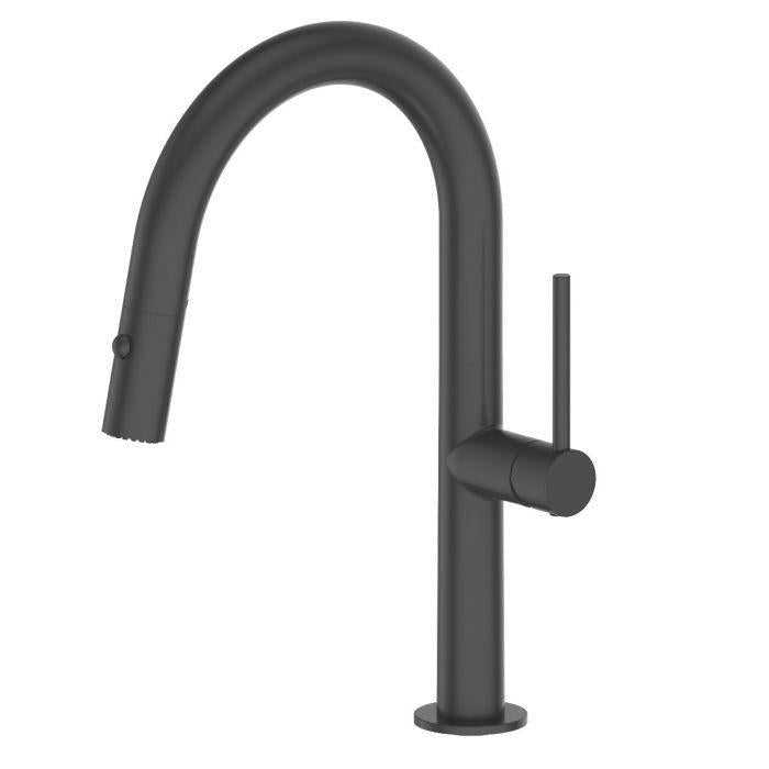 ZLINE Voltaire Kitchen Faucet in Electric Matte Black, VLT-KF-MB