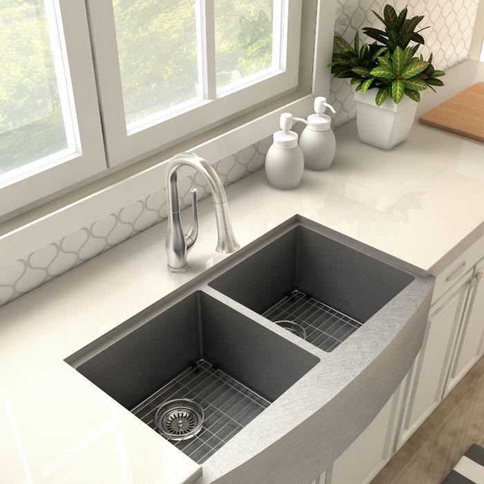 ZLINE Shakespeare Kitchen Faucet in Brushed Nickel, SHK-KF-BN