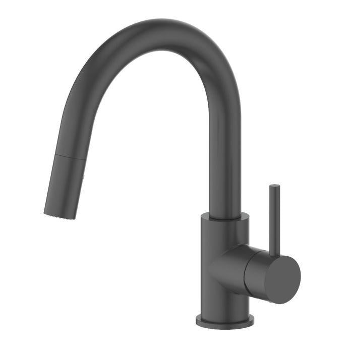 ZLINE Dante Kitchen Faucet in Electric Black Matte, DNT-KF-MB