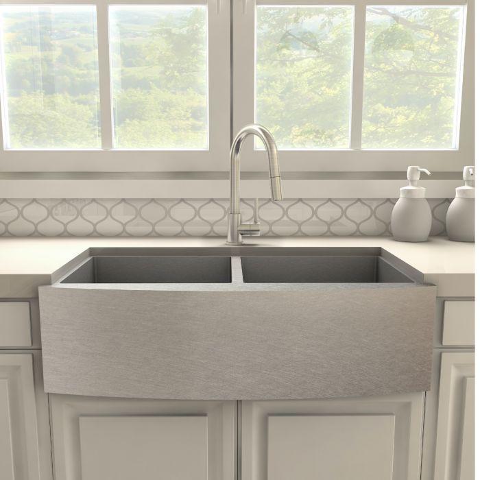 ZLINE Dante Kitchen Faucet in Brushed Nickel, DNT-KF-BN