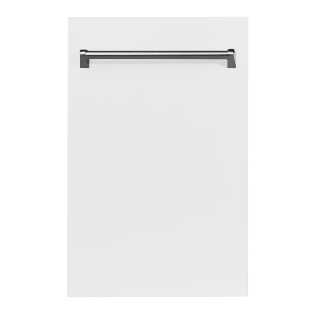 ZLINE 24" Top Control Dishwasher in Custom Panel Ready White Matte