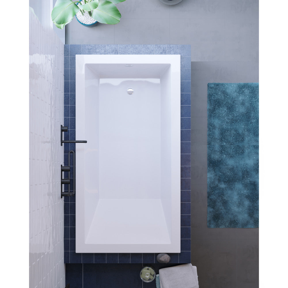 Voltaire 66" x 36" Reversible Drain Drop-In Bathtub