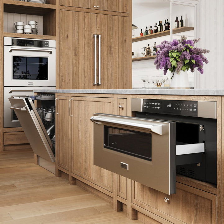 ZLINE 30" Built-In Microwave Drawer in Stainless Steel 1.2 cu. ft.