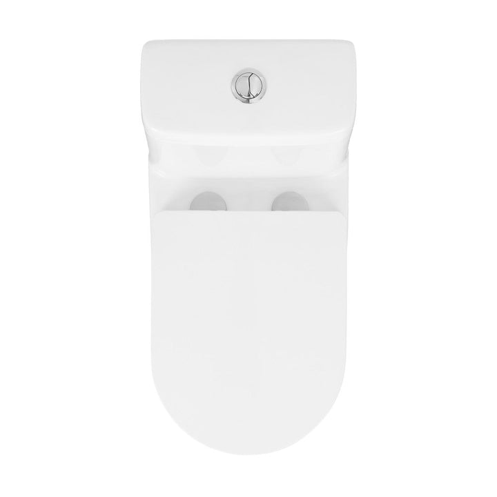 Vezina One-Piece Elongated Toilet Dual Vortex Flush 1.1/1.6 gpf