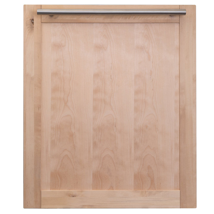 ZLINE 24" Top Control Dishwasher in Custom Panel Ready Unfinished Wood