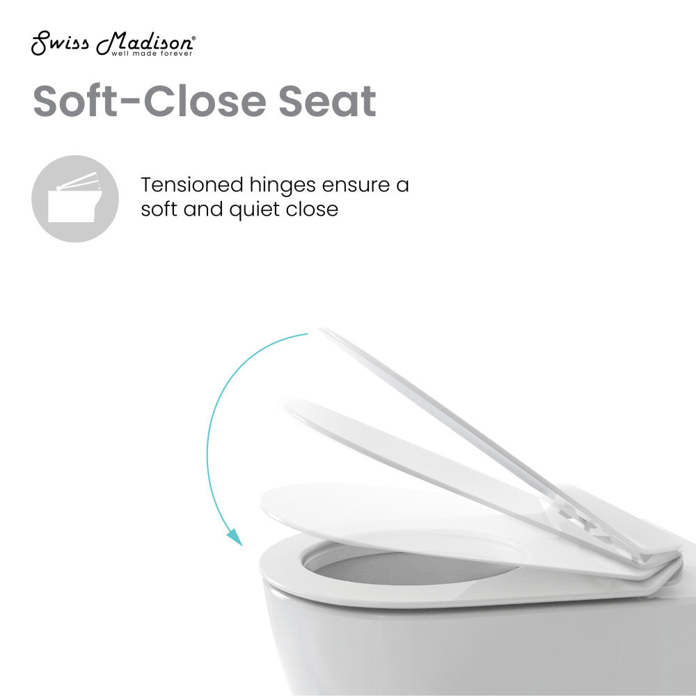 Cascade Wall-Hung Elongated Toilet Bowl