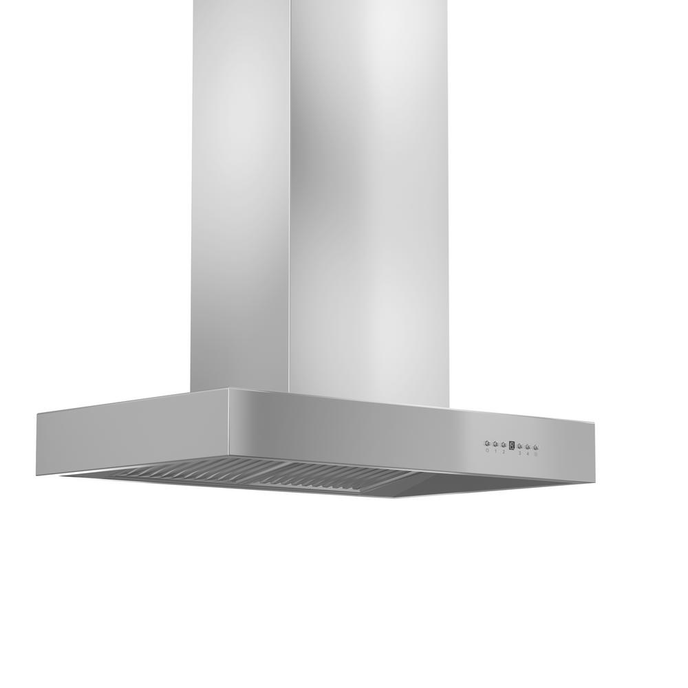 Outdoor Island Mount Range Hood in Stainless Steel (KECOMi-304-36)  ZLINE 36 in.
