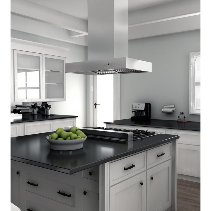 Outdoor Island Mount Range Hood in Stainless Steel (KECOMi-304-36)  ZLINE 36 in.