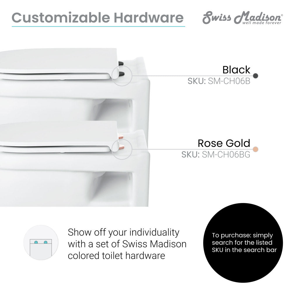 Ivy Wall-Hung Elongated Toilet Bowl in Matte White