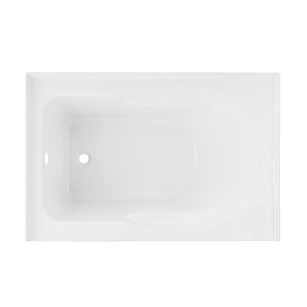 Ivy 54'' x 30" Bathtub with Apron Left Hand Drain in White