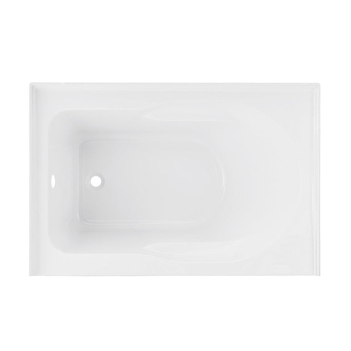 Ivy 54'' x 30" Bathtub with Apron Left Hand Drain in White