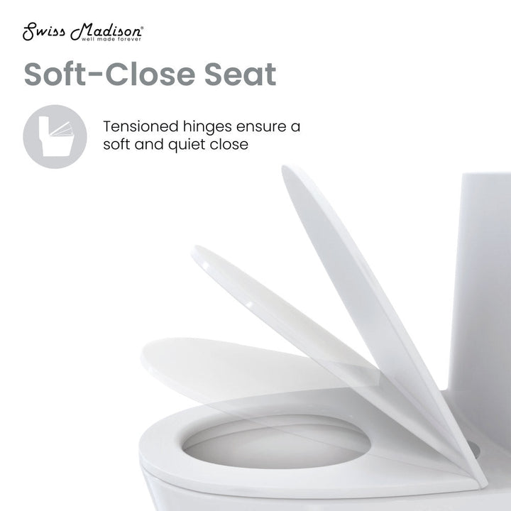 Ivy One-Piece Elongated Toilet Left Side Flush, 10" Rough-In 1.28 gpf