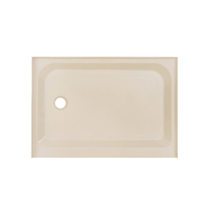 Voltaire 48" x 36" Single-Threshold, Left-Hand Drain, Shower Base in Bisque