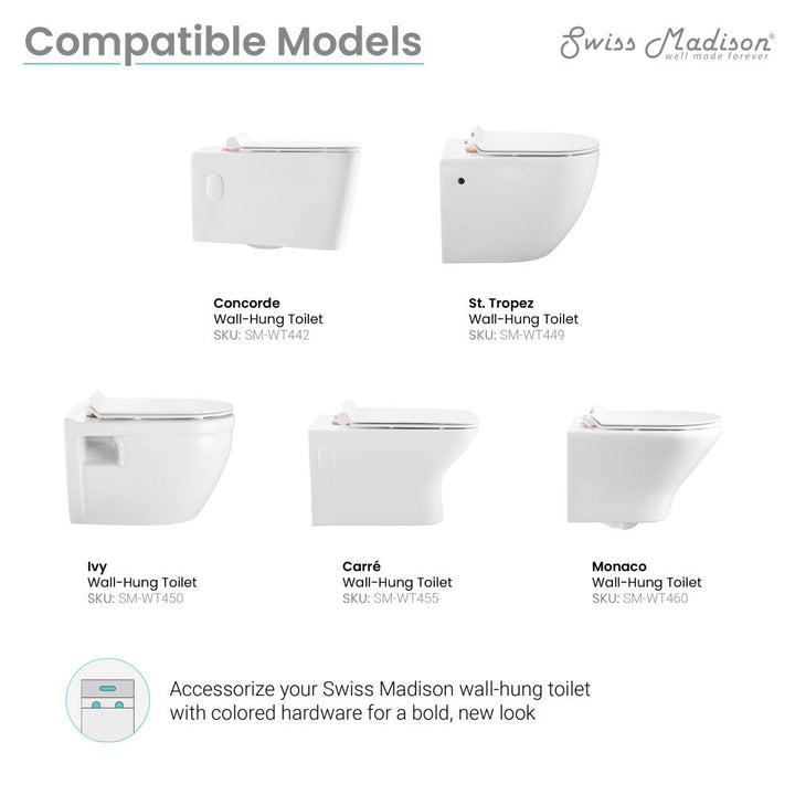 Toilet Hardware Rose Gold (SM-WT442HBG, SM-WT450HBG, SM-WT455HBG, SM-WT514HBG, SM-WT530HBG)