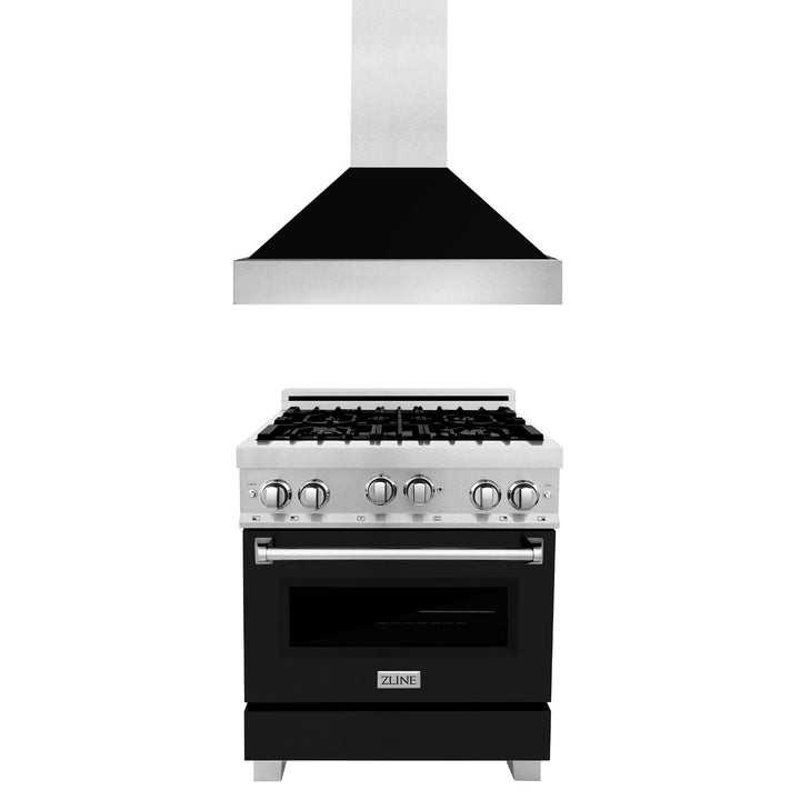 ZLINE 30" 2 Piece Autograph Edition Stainless Steel Range &amp; Range Hood
