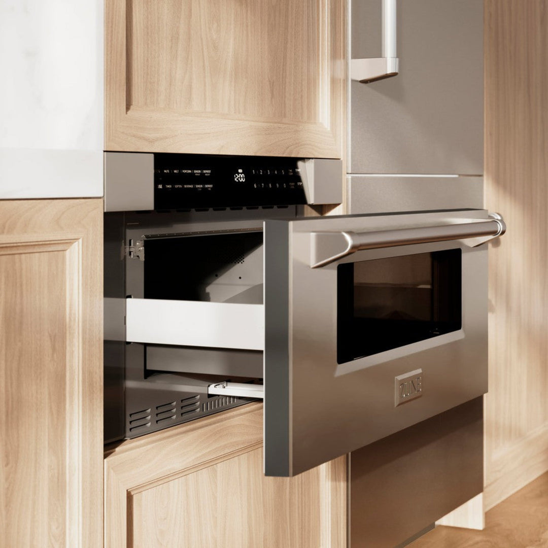 ZLINE 30" Built-In Microwave Drawer in Stainless Steel 1.2 cu. ft.
