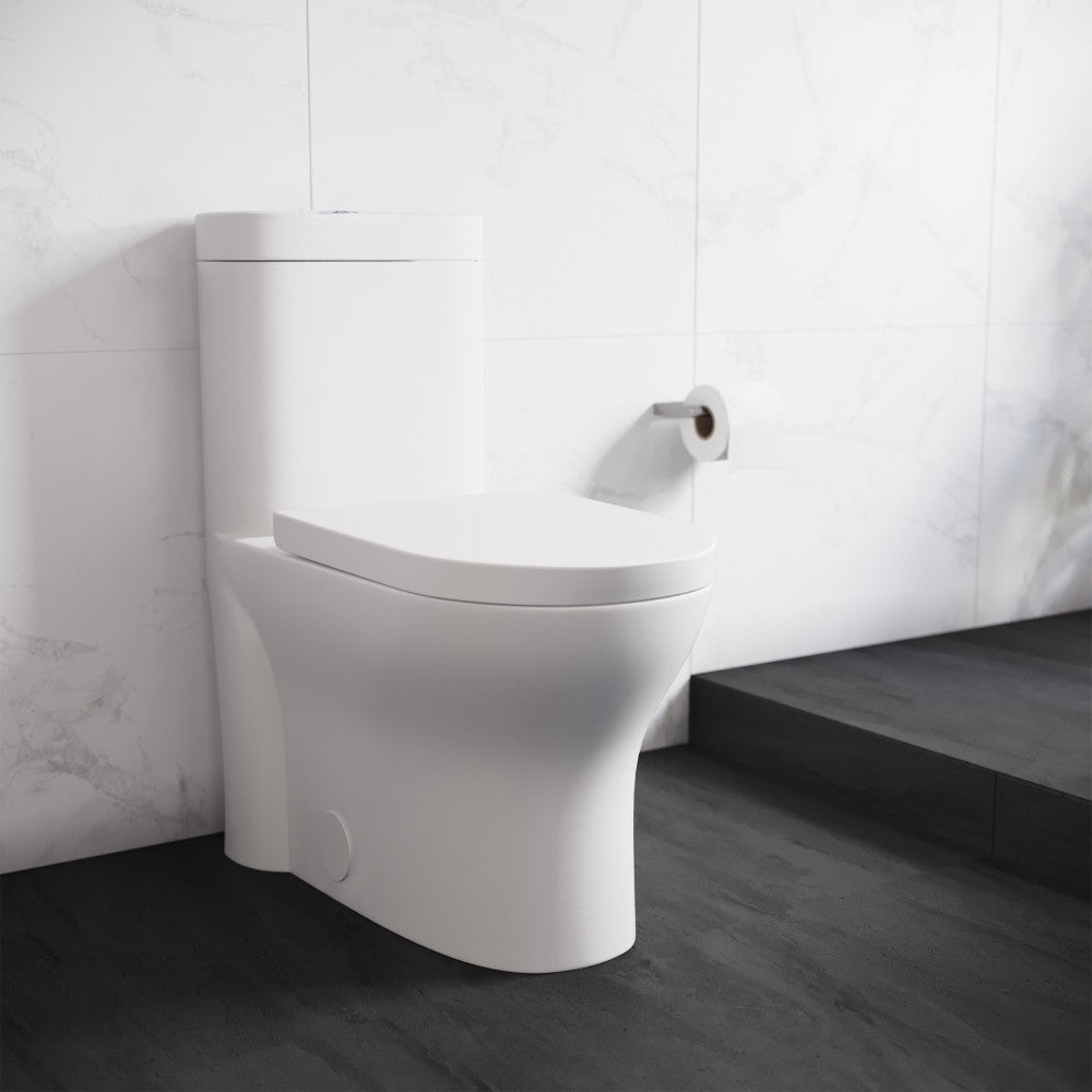 Monaco One-Piece Elongated Toilet Dual Flush 1.1/1.6 gpf with 10" Rough in