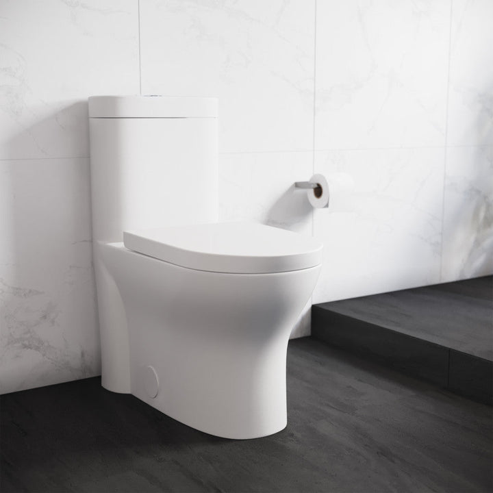 Monaco One-Piece Elongated Toilet Dual Flush 1.1/1.6 gpf with 10" Rough in