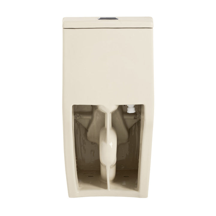 Concorde One Piece Square Toilet Dual Flush 1.1/1.6 gpf in Bisque