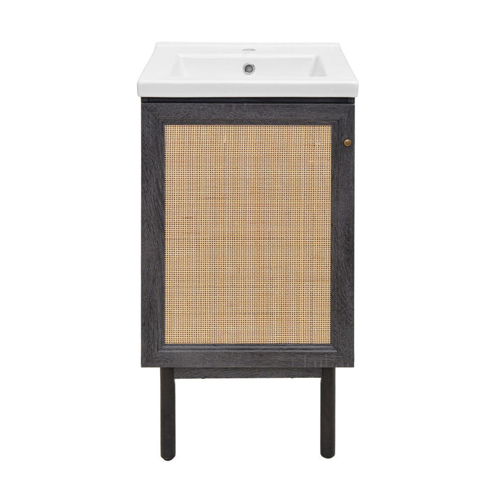 Classe 18" Bathroom Vanity in Black