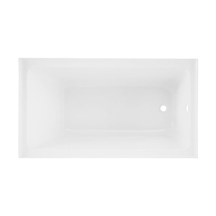 Voltaire 54" x 30" Right-Hand Drain Alcove Bathtub with Apron
