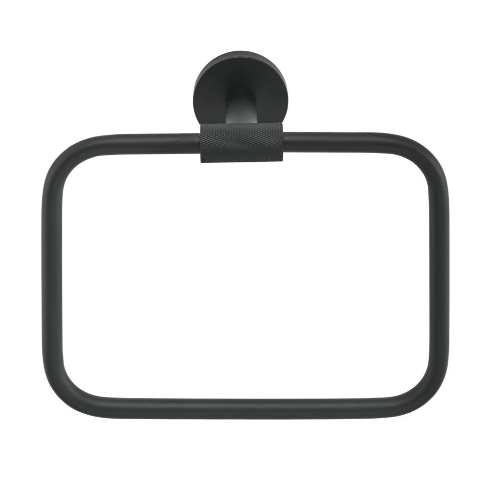 Avallon Towel Ring in Matte Black