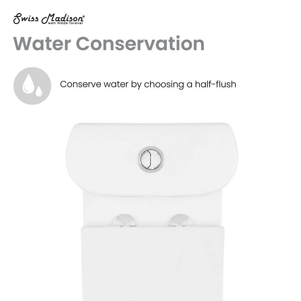 Monaco One-Piece Elongated Toilet Dual Flush 1.1/1.6 gpf with 10" Rough in