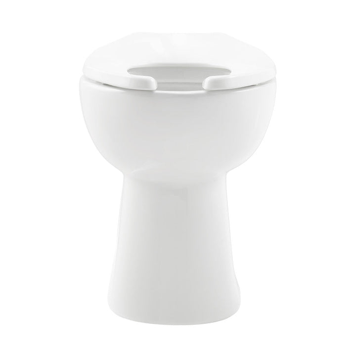 Sirene Floor-Mounted Comfort Height Commercial Elongated Top Flush Spud Flushometer Toilet Bowl