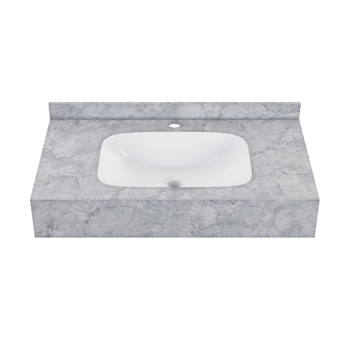 Avancer 36'' Wall Mount Sink In Storm Grey