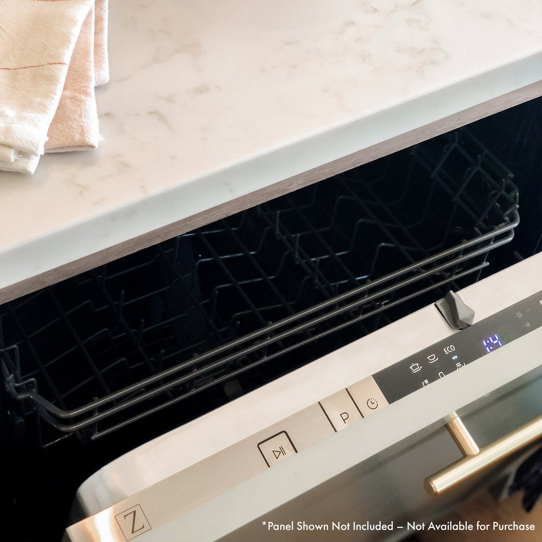 ZLINE 18" Top Control Dishwasher in Custom Panel Ready Copper