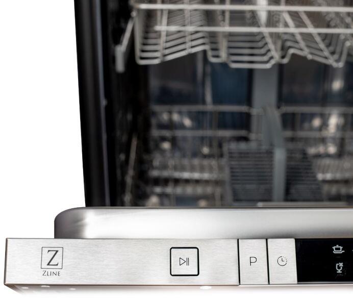 ZLINE 24" Decibel Semi-hidden Built-In Dishwasher