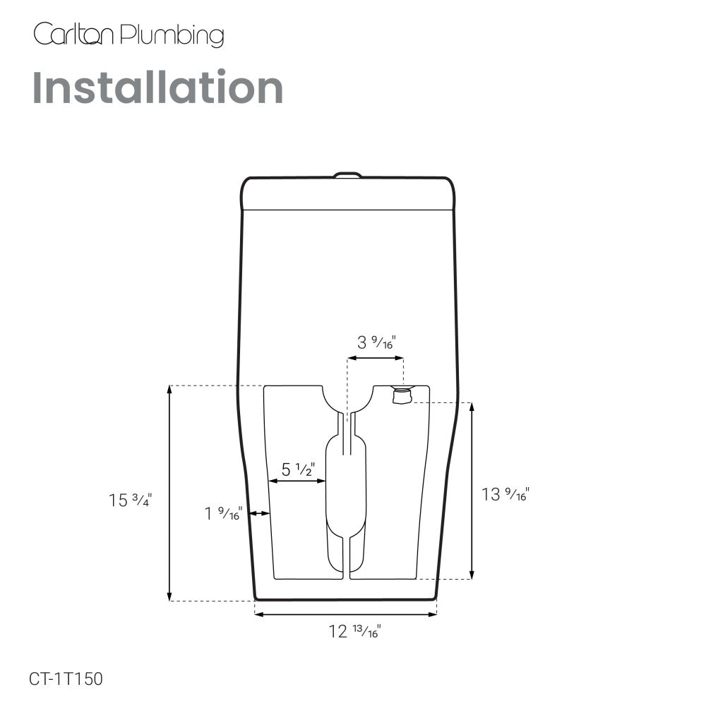 Vezina One-Piece Elongated Toilet Dual Vortex Flush 1.1/1.6 gpf