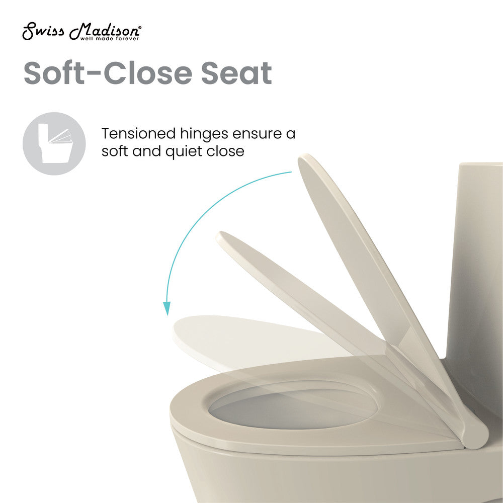 Classe One Piece Toilet Dual Flush 1.1/1.6 gpf in Bisque