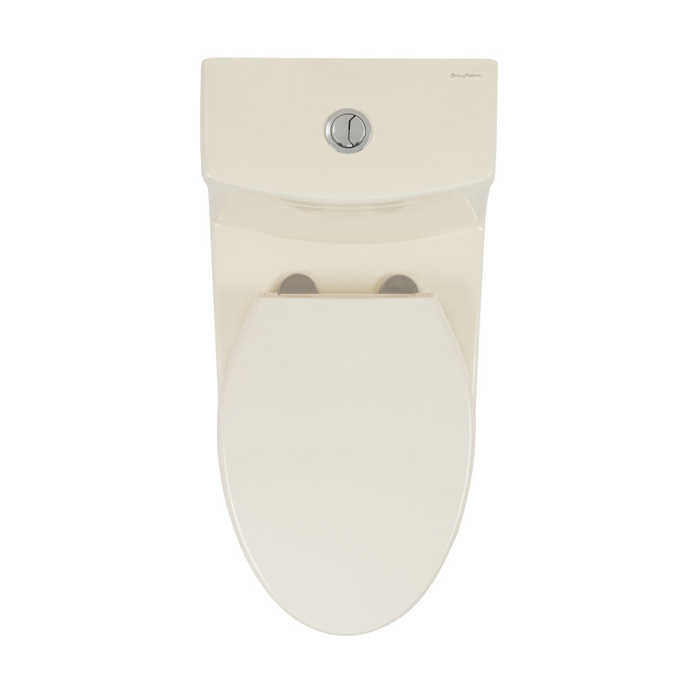 Virage One Piece Elongated Dual Flush Toilet 1.1/1.6 gpf in Bisque