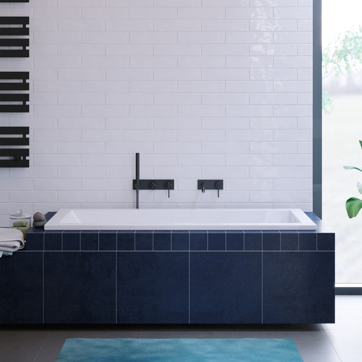 Voltaire 60" x 36" Reversible Drain Drop-In Bathtub