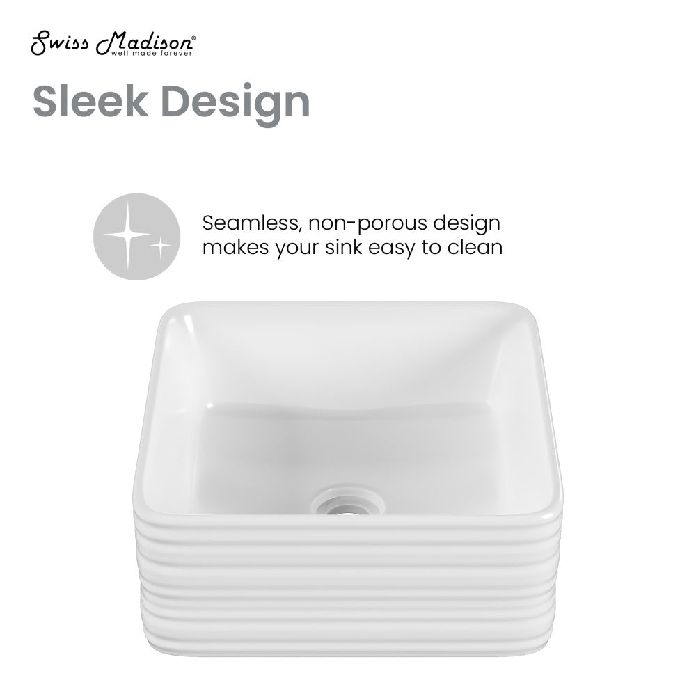 Adour 14'' Vessel Sink in White