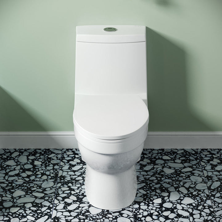 Virage One Piece Elongated Toilet with Touchless Retrofit Dual Flush 1.1/1.6 gpf