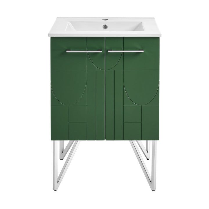 Annecy 24" Bathroom Vanity in Atlas Green