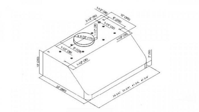 ZLINE 30 in. Under Cabinet Stainless Steel Range Hood 619-30