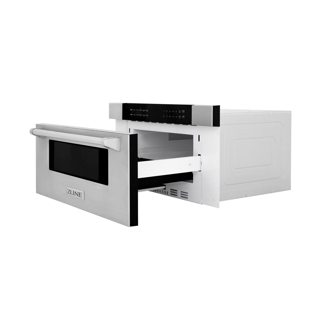 ZLINE 30" Built-In Microwave Drawer in Stainless Steel 1.2 cu. ft.