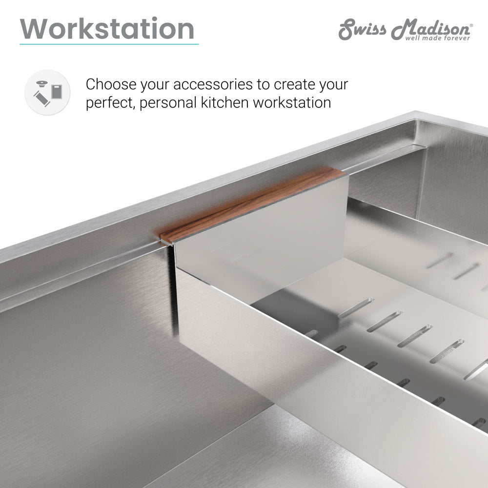 17 x 8 Stainless Steel Colander