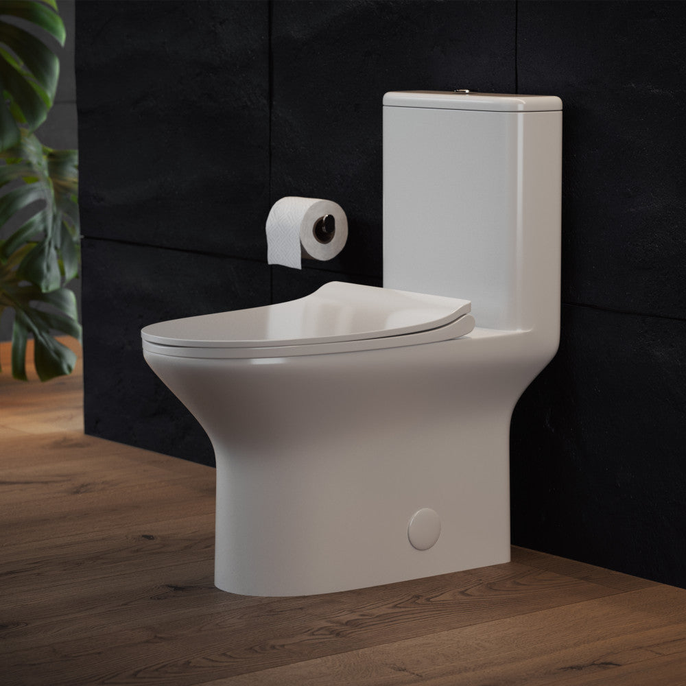 Cascade One-Piece Toilet Dual-Flush 0.8/1.28 gpf