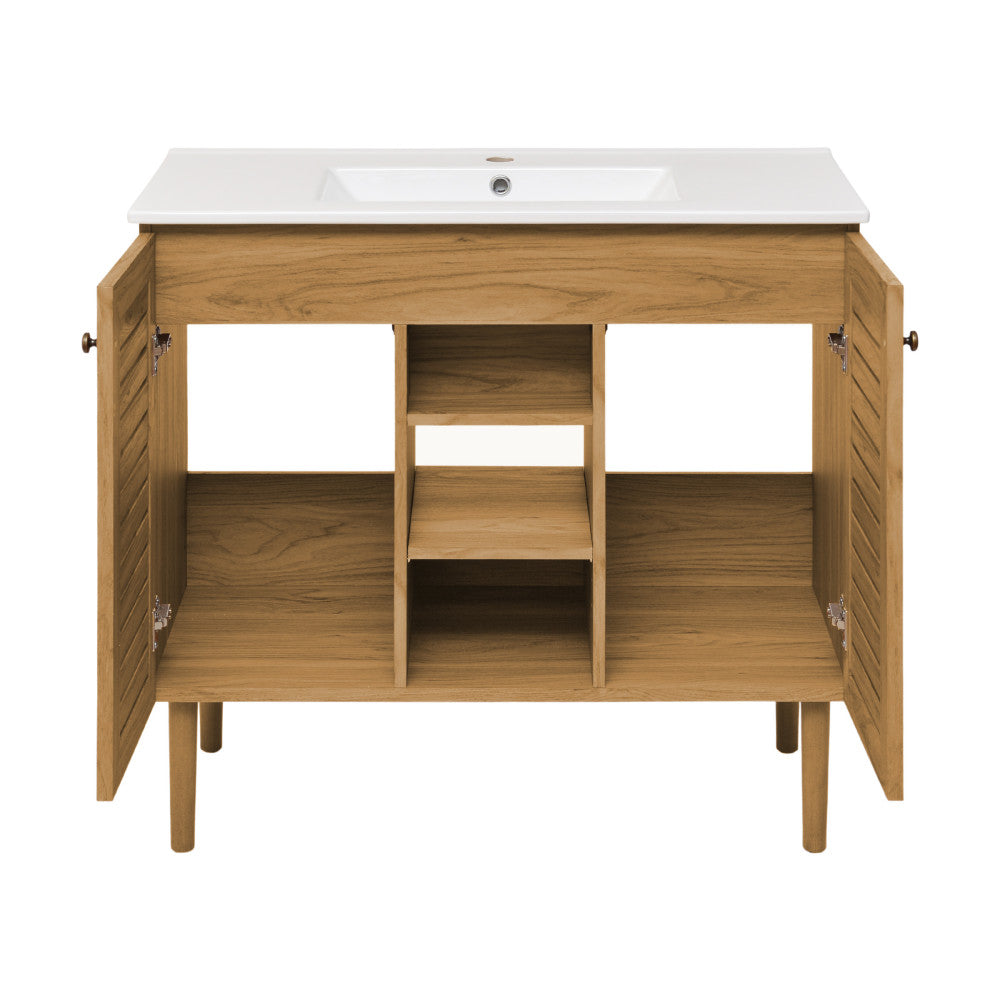 Bron 36" Bathroom Vanity in Oak